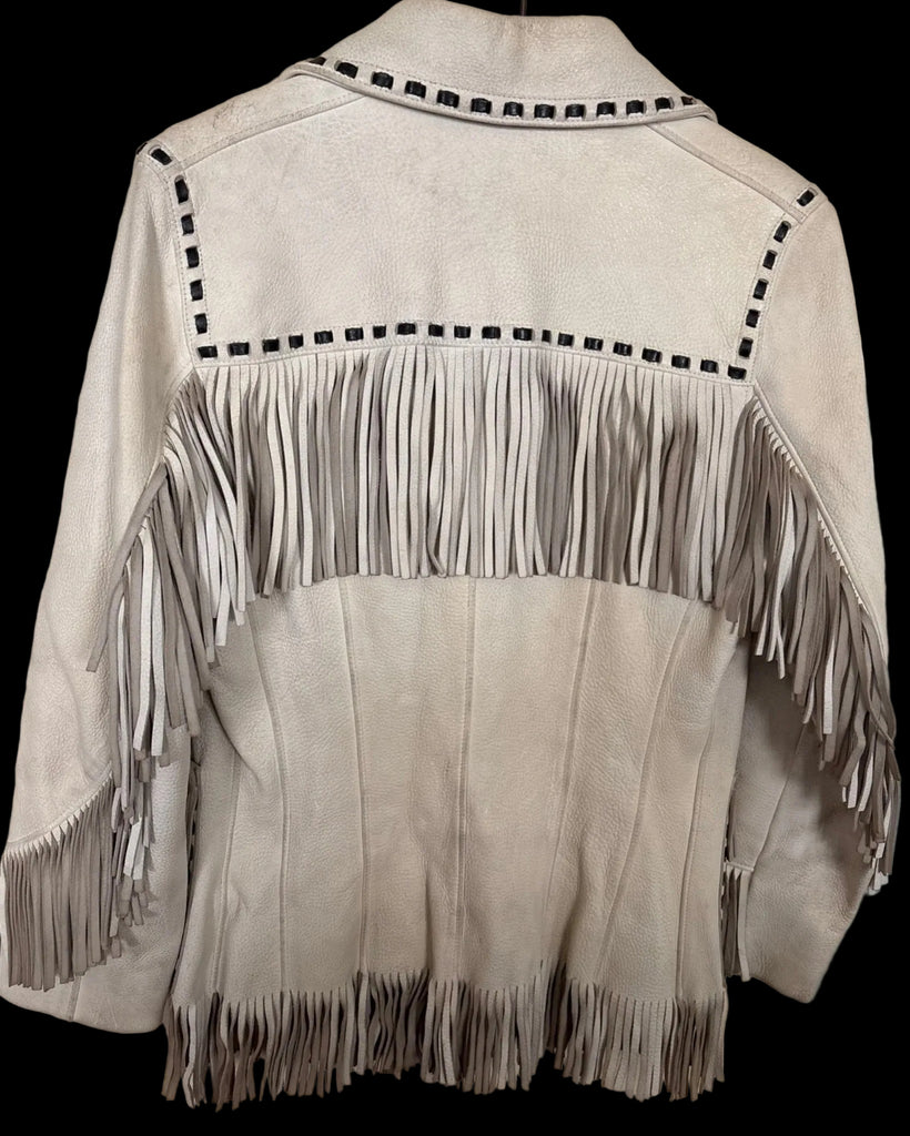 Vintage Guntzwiller’s Leather Fringe Jacket M