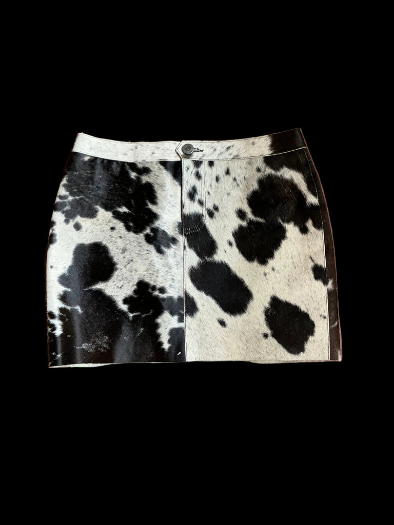 Double D Ranch Hair on Hide Udderly Fabulous Skirt 4 NWT