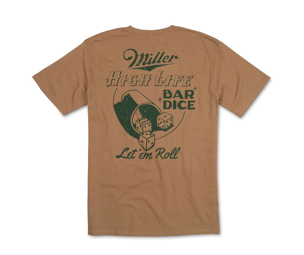 Bar Dice Let ‘Em Roll Miller High Life Tee