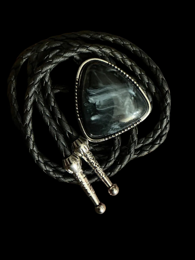 Triangular Stone Bolo Tie