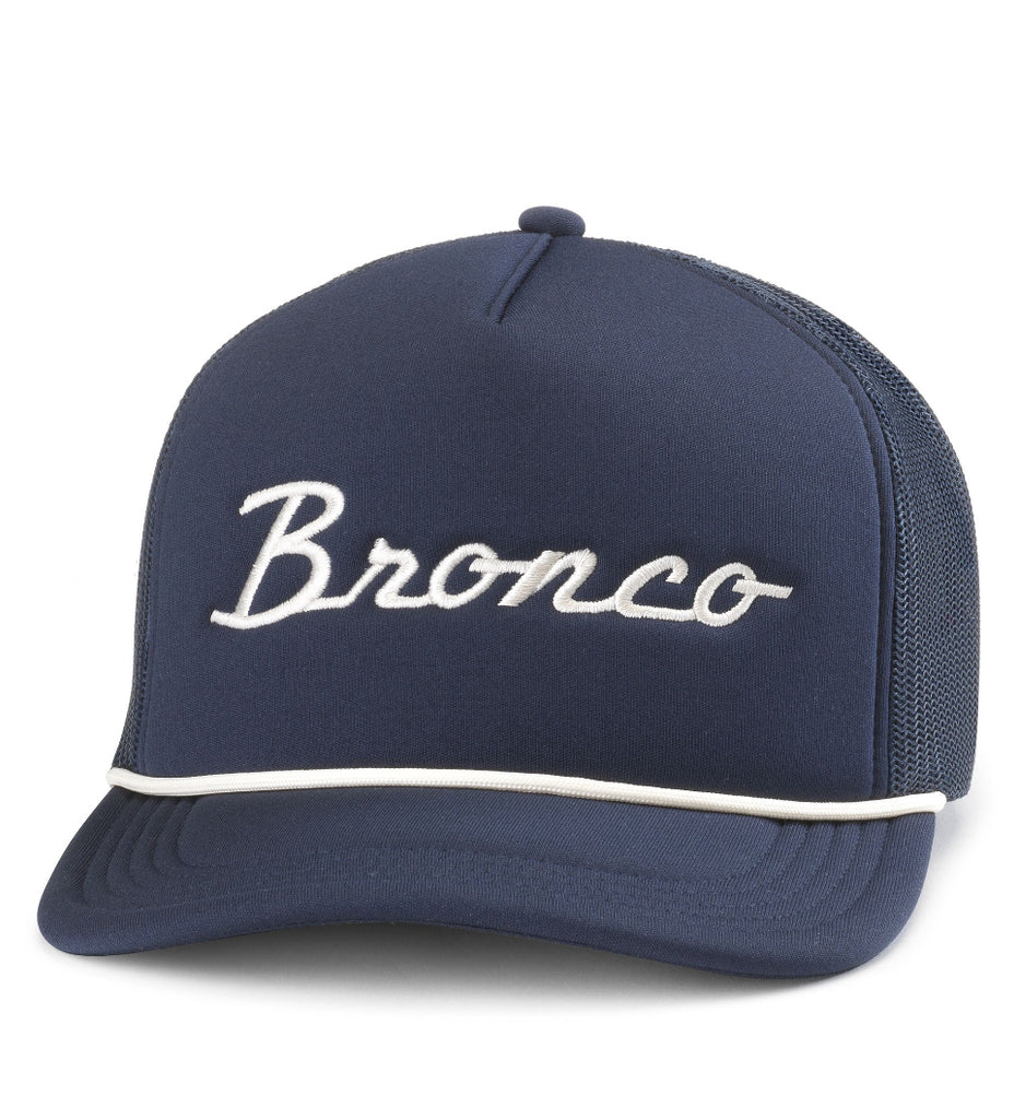 Embroidered Navy Bronco Logo Cap