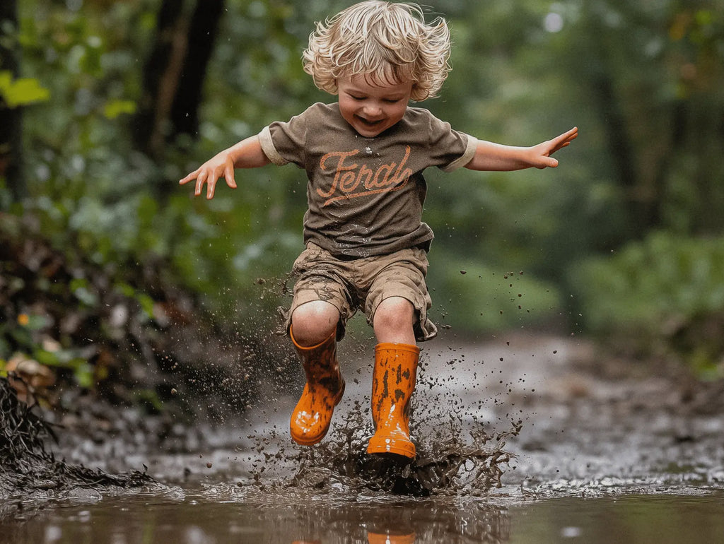 Feral Vintage Youth Ringer Te