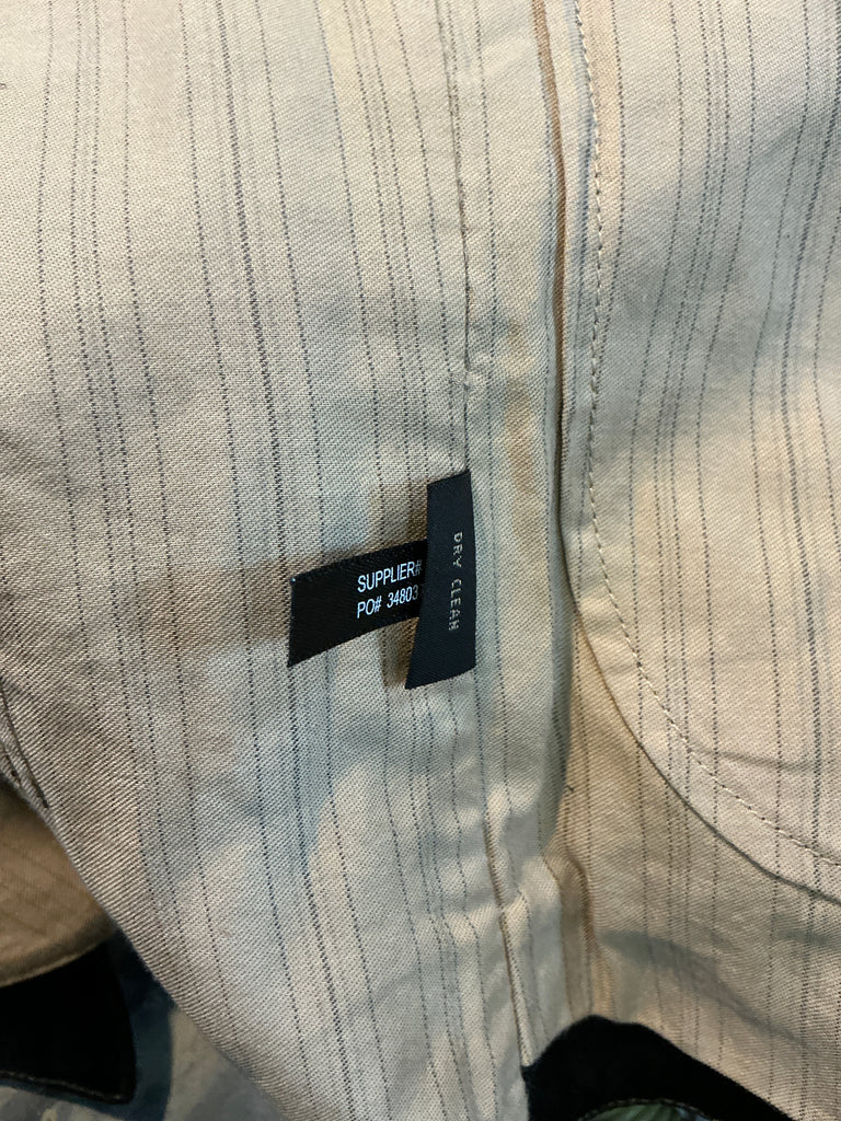 DOUBLE RL SILK VEST XS SLIM EUC