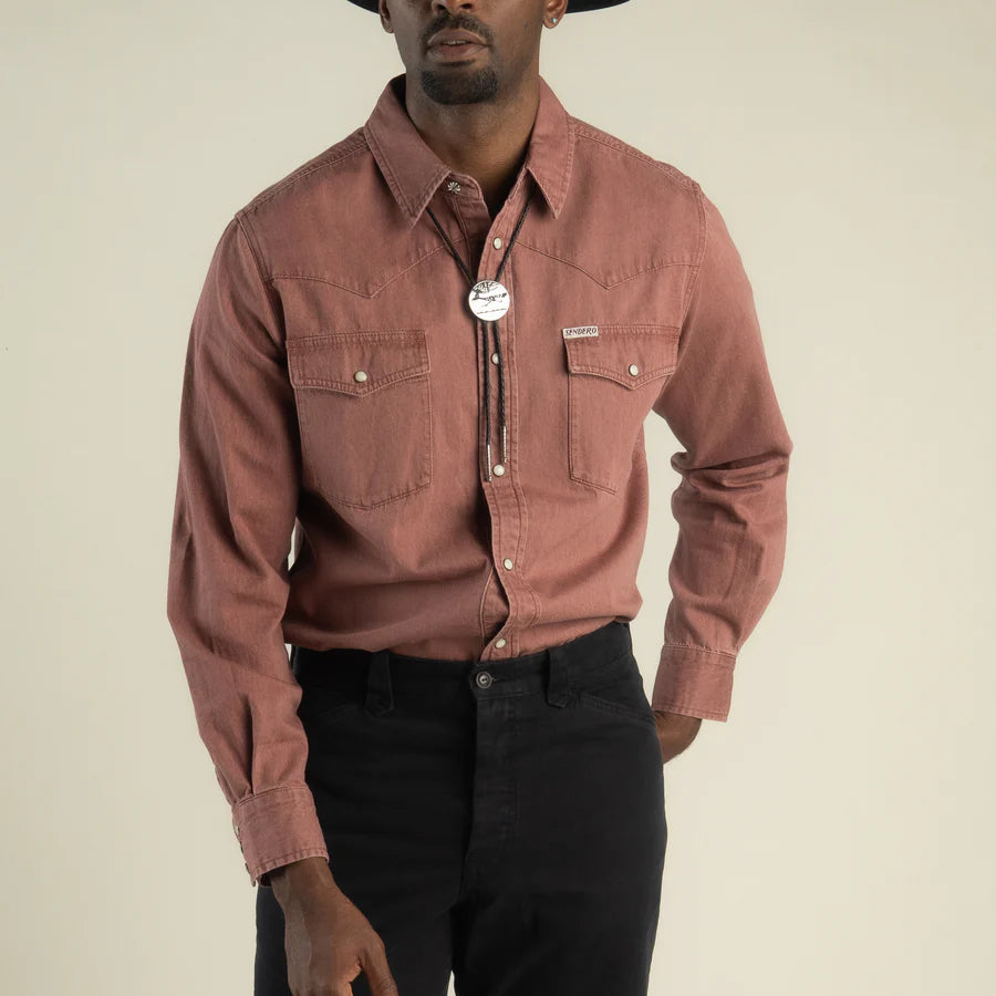 THE WYATT PEARL SNAP L/S SHIRT MADERA