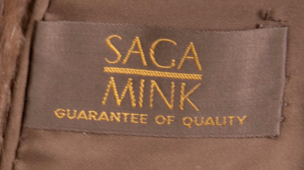 Saga Full Length Mink Mahogany Female Coat