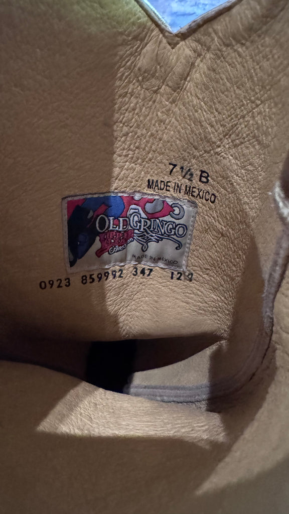 NEW Old Gringo YKY Peyton Boots Gold 7.5
