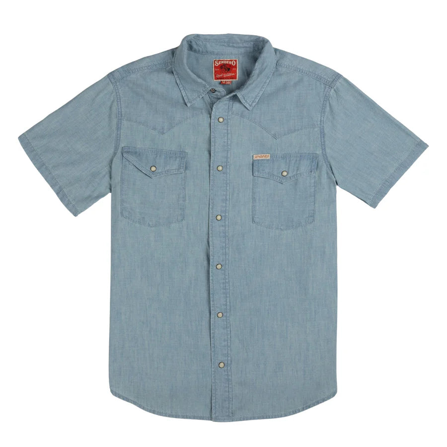 THE WYATT PEARL SNAP S/S HEMP SOLID SHIRT