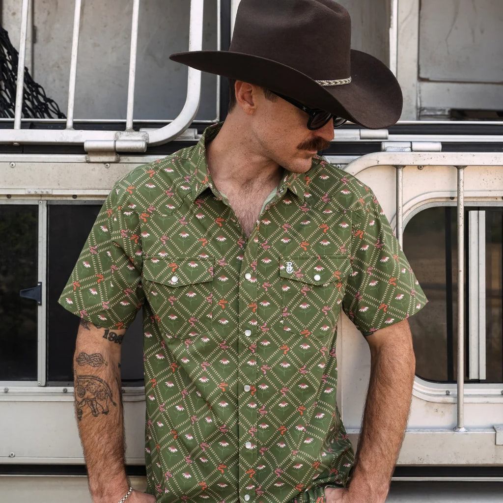Copperhead Pearl Snap Short Sleeve Shirt