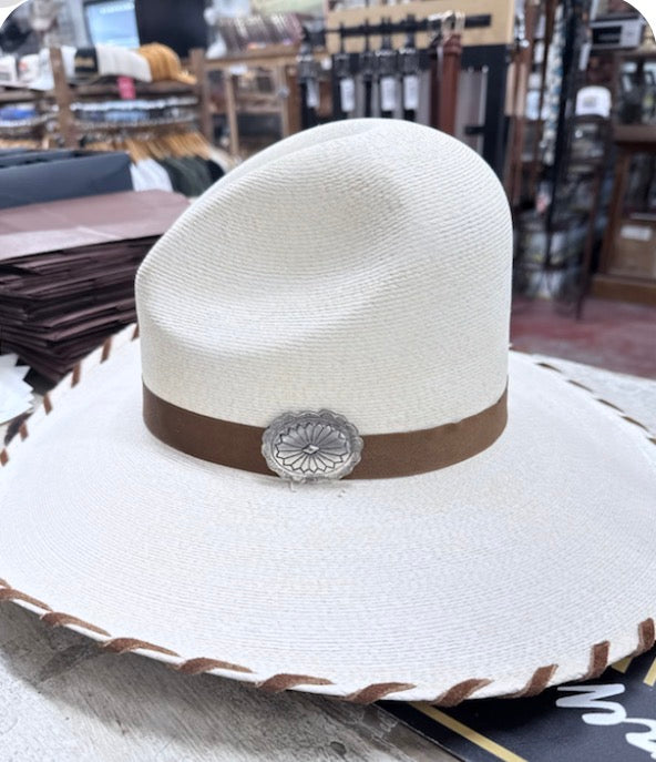 Josey Gus Hat Hand Laced Edges Concho
