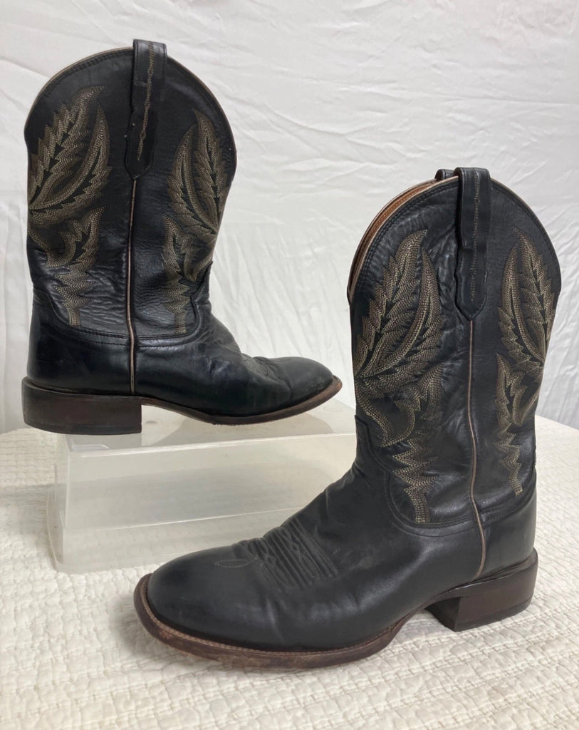 Lucchese Square Toe Cowboy Boots 10.5D