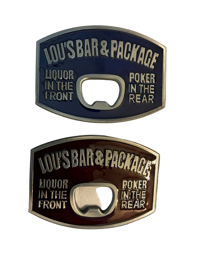 Bottle Opener Buckle Lou’s Bar & Package