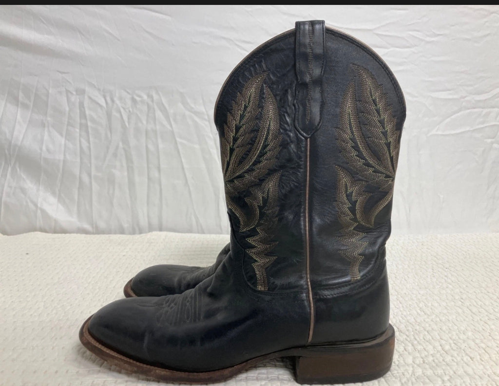 Lucchese Square Toe Cowboy Boots 10.5D