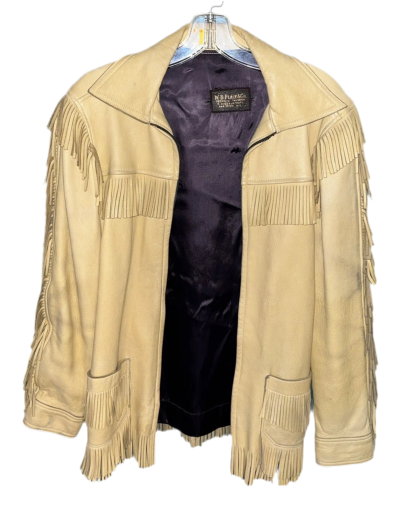 Deerskin Fringe Vintage Jacket 1950s