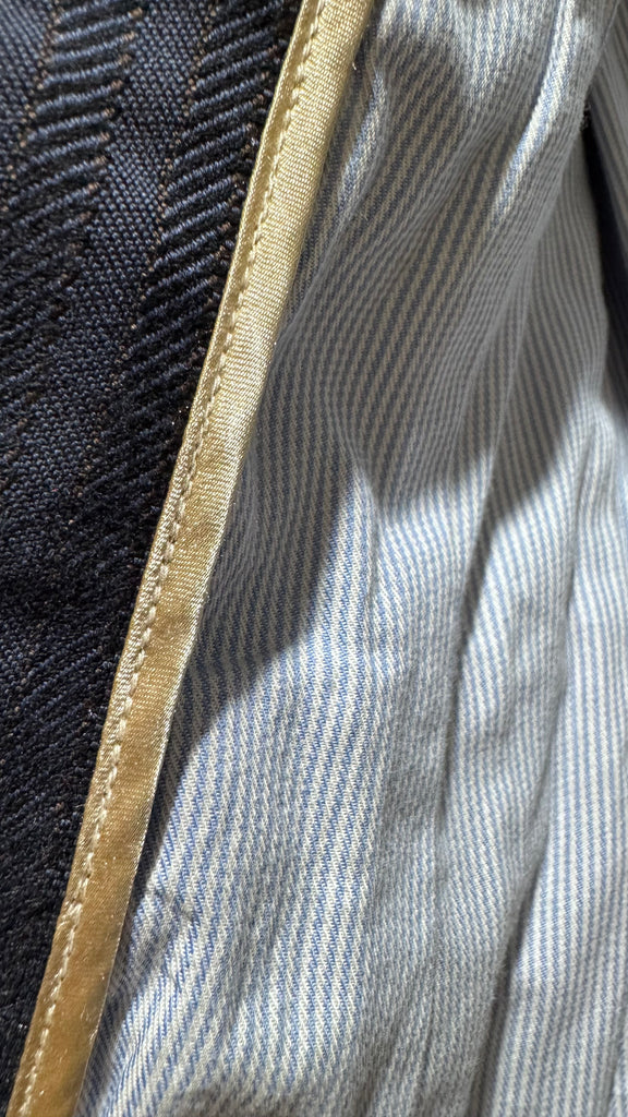 Vintage Designers Remix Pinstripe Blazer S