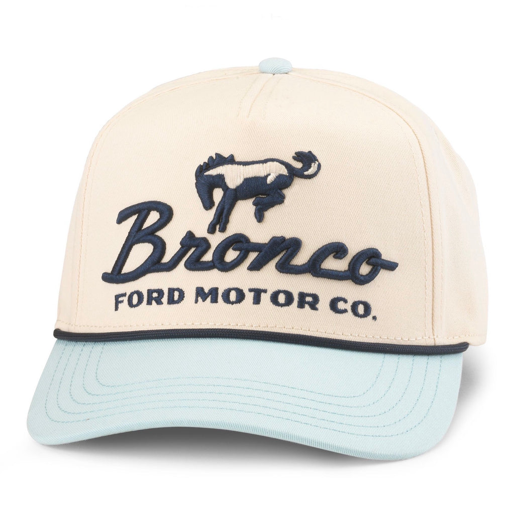 Bronco Light Blue Cream Cap