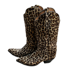 Vintage Hair On Leopard Boots 8