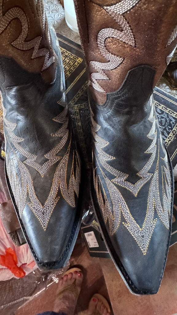 New Old Gringo YKY Wilkie Western Boots 7.5