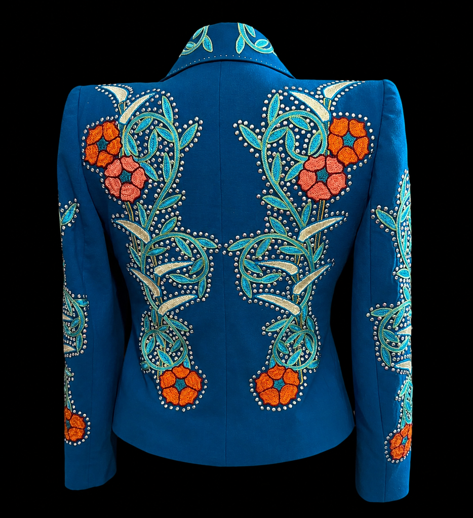 Rickrageous Blue Swarovski Jacket S