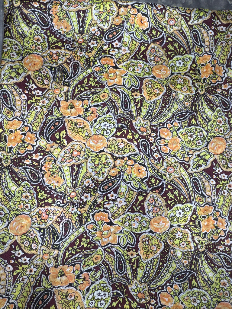 Frontier Green Paisley Silk Scarf Wild Rag