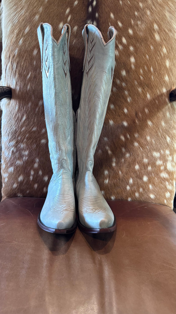 New Rare Old Gringo 7.5 Mayra Powder Blue Boots