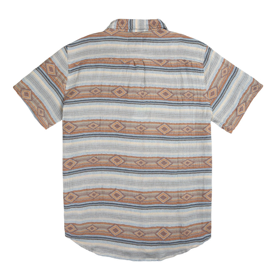 BOQUILLAS S/S SHIRT SONOTA STRIPE BRW/BLUE