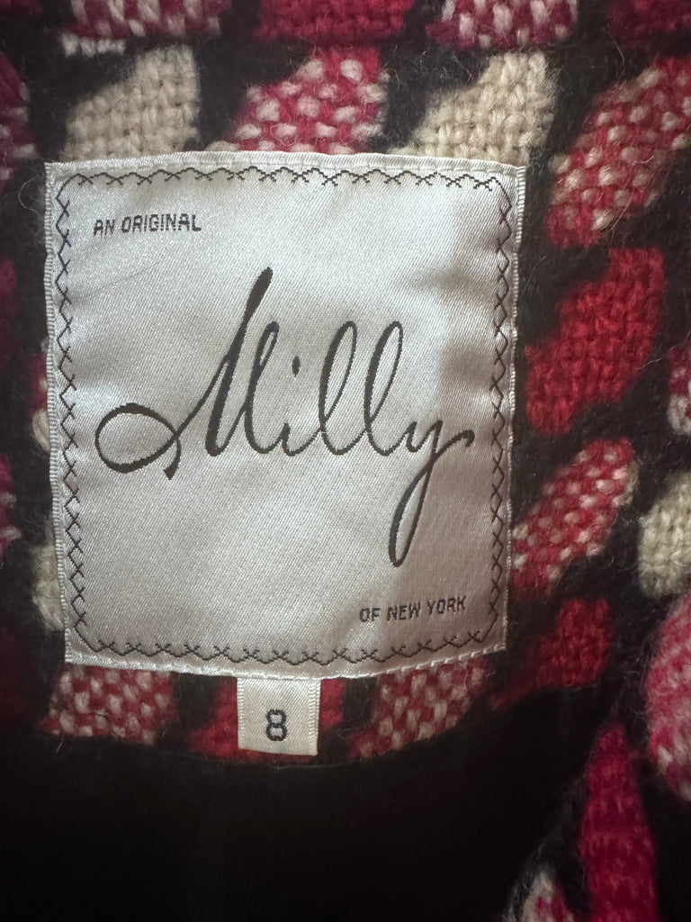 Vintage Milly Woven Boucle Knit Jacket