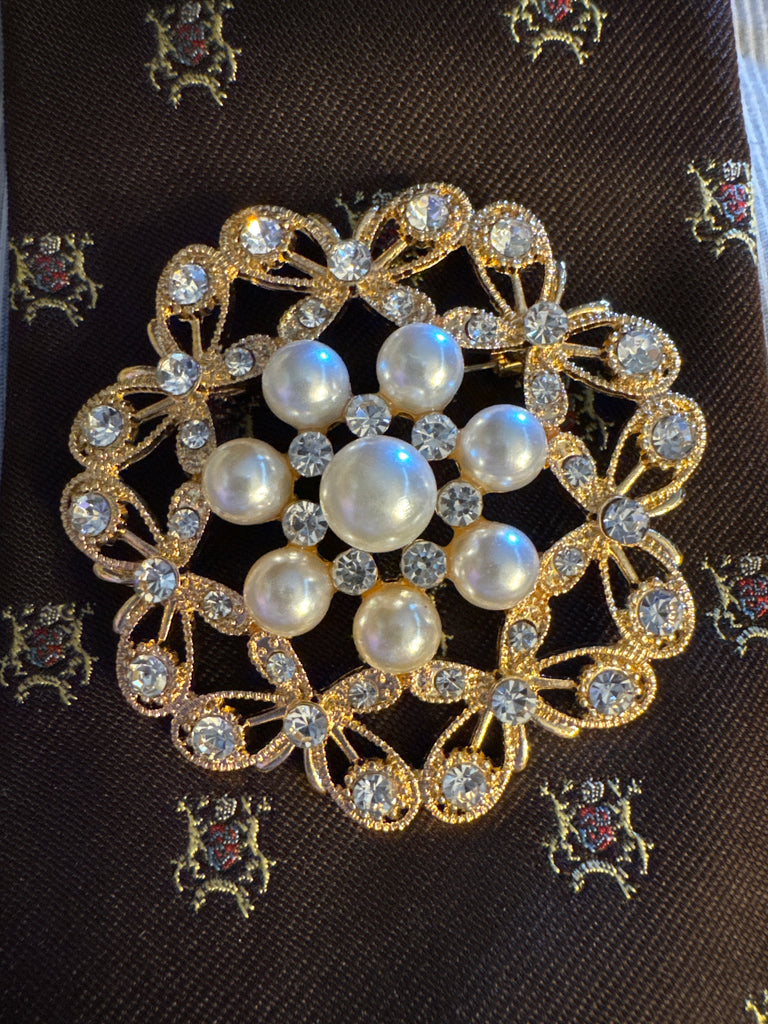 Custom Brooch 3D Vintage Jacket Tie #3