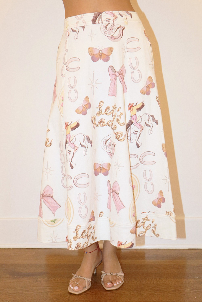 Let’s Rodeo Western Skirt