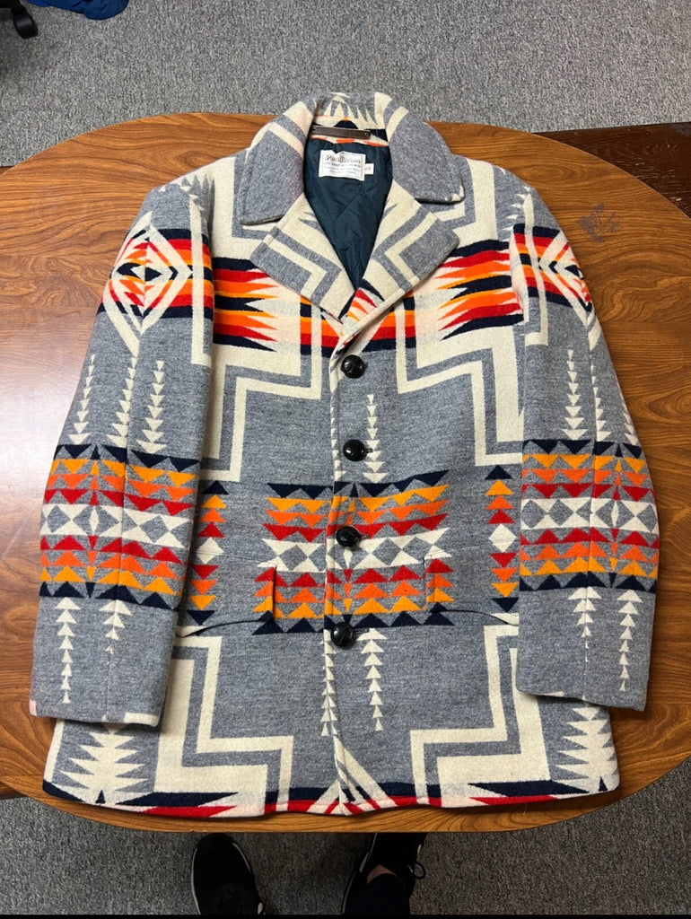 Vintage Gray Pendleton Jacket Sz 44