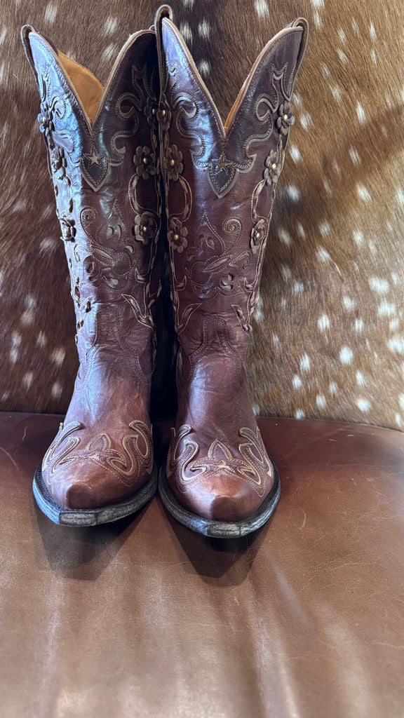 New Old Gringo 3D Floral Chiquiroda Leather Boots