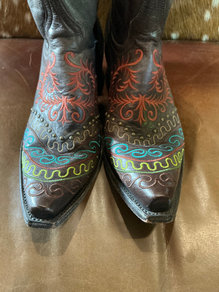 Old Gringo Zarape Boots Collectible Chocolate 7.5
