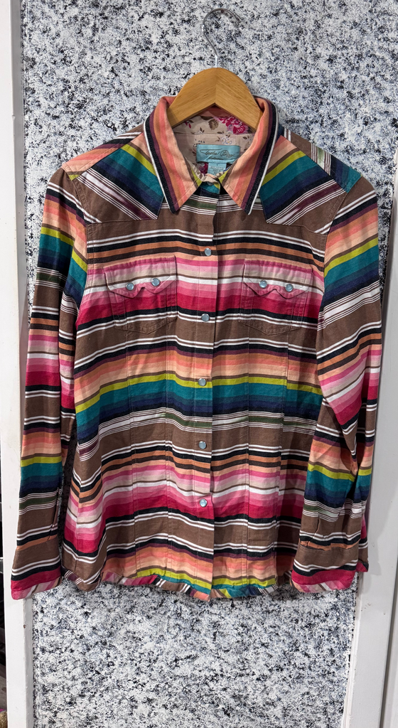 Pearl Snap L Serape Shirt