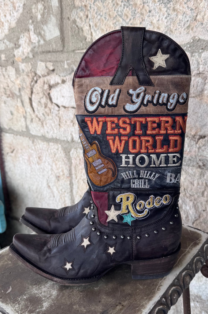 RARE Western World Rodeo Vintage Boots 7.5