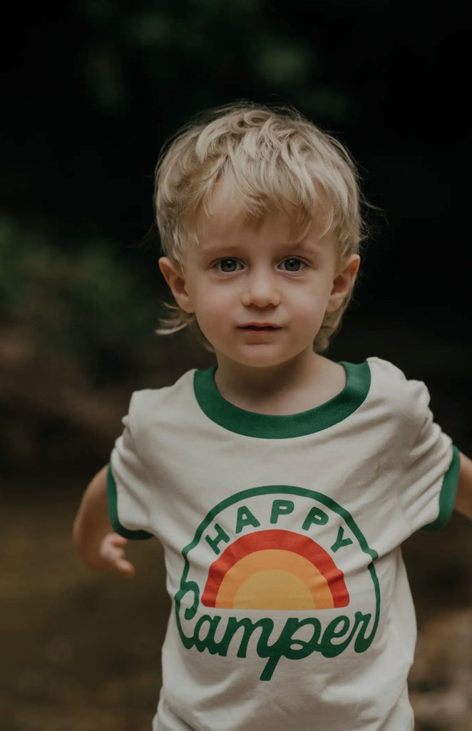 Happy Camper Vintage Ringer (Youth)