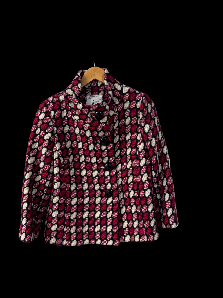 Vintage Milly Woven Boucle Knit Jacket