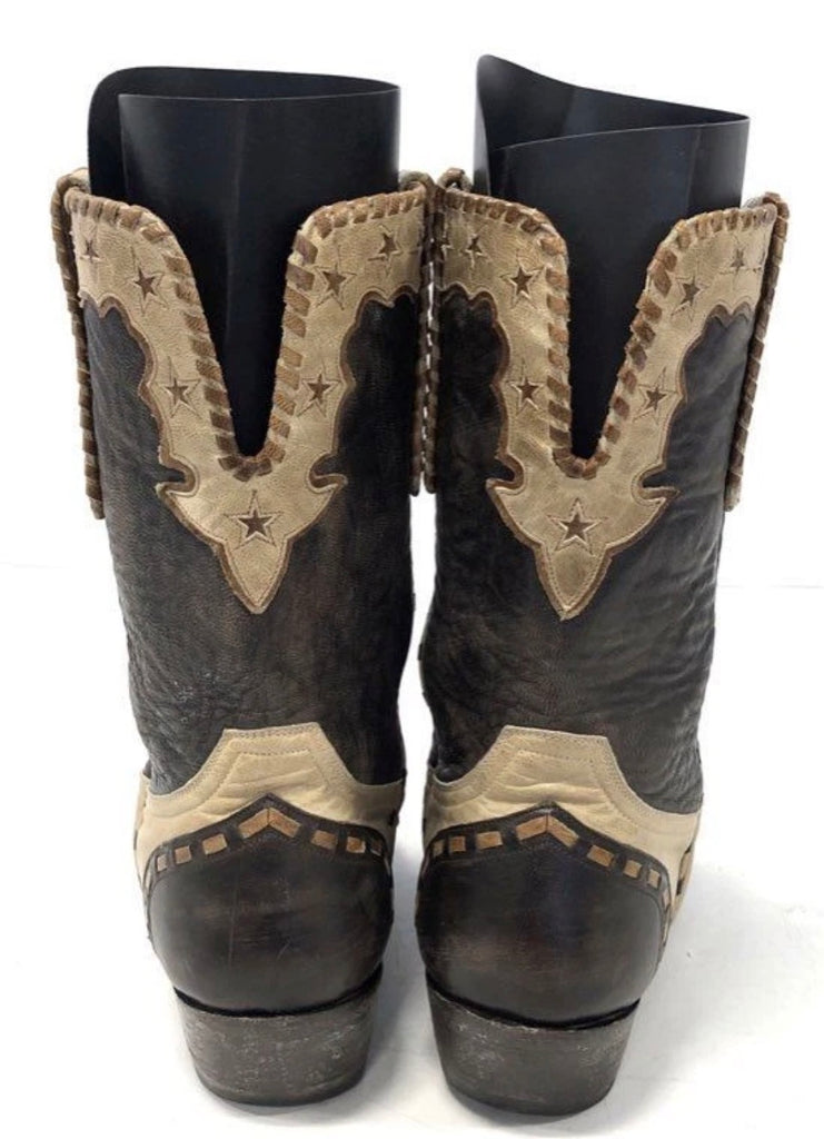 Vintage Old Gringo Boots 10M Tan/Brwn