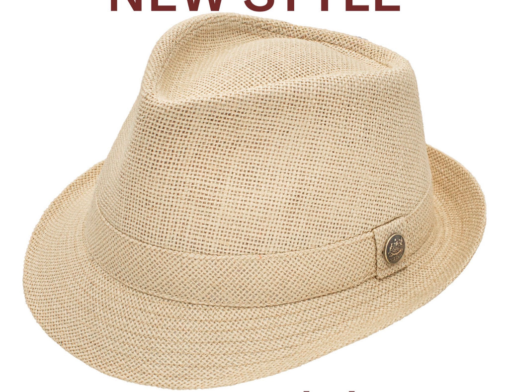 URBAN BW STRAW FEDORA