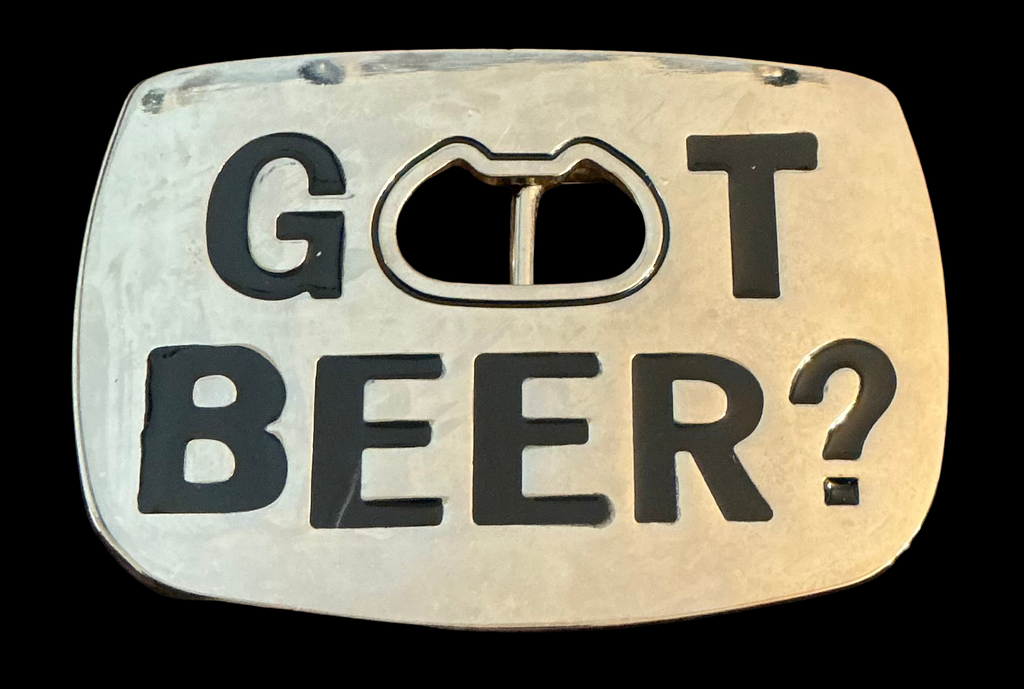 Got Beer? Bottle Opener Buckle