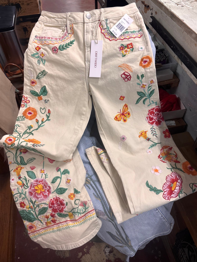 Charlee Wide Leg - Gardenia Dreams
