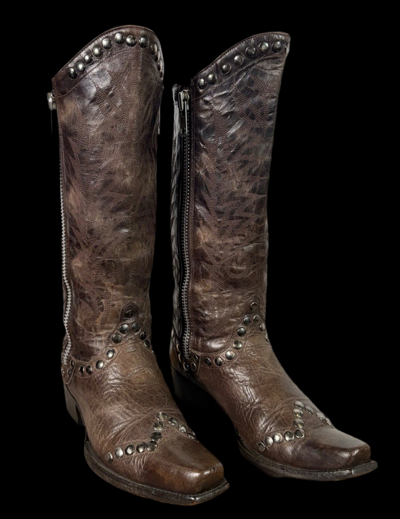 Vintage Old Gringo Rock Razz Brown Boots 8.5