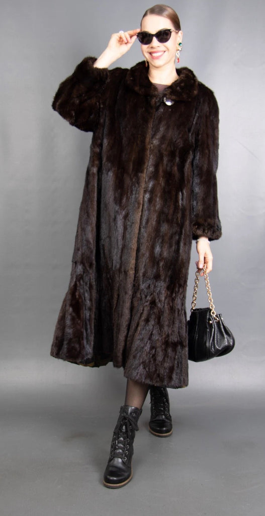 Mint Tiered Hemline Female Mink M