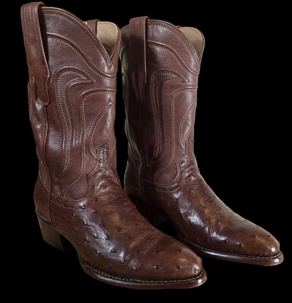 The Jessie Tecovas Ostrich Boot 6.5 EUC