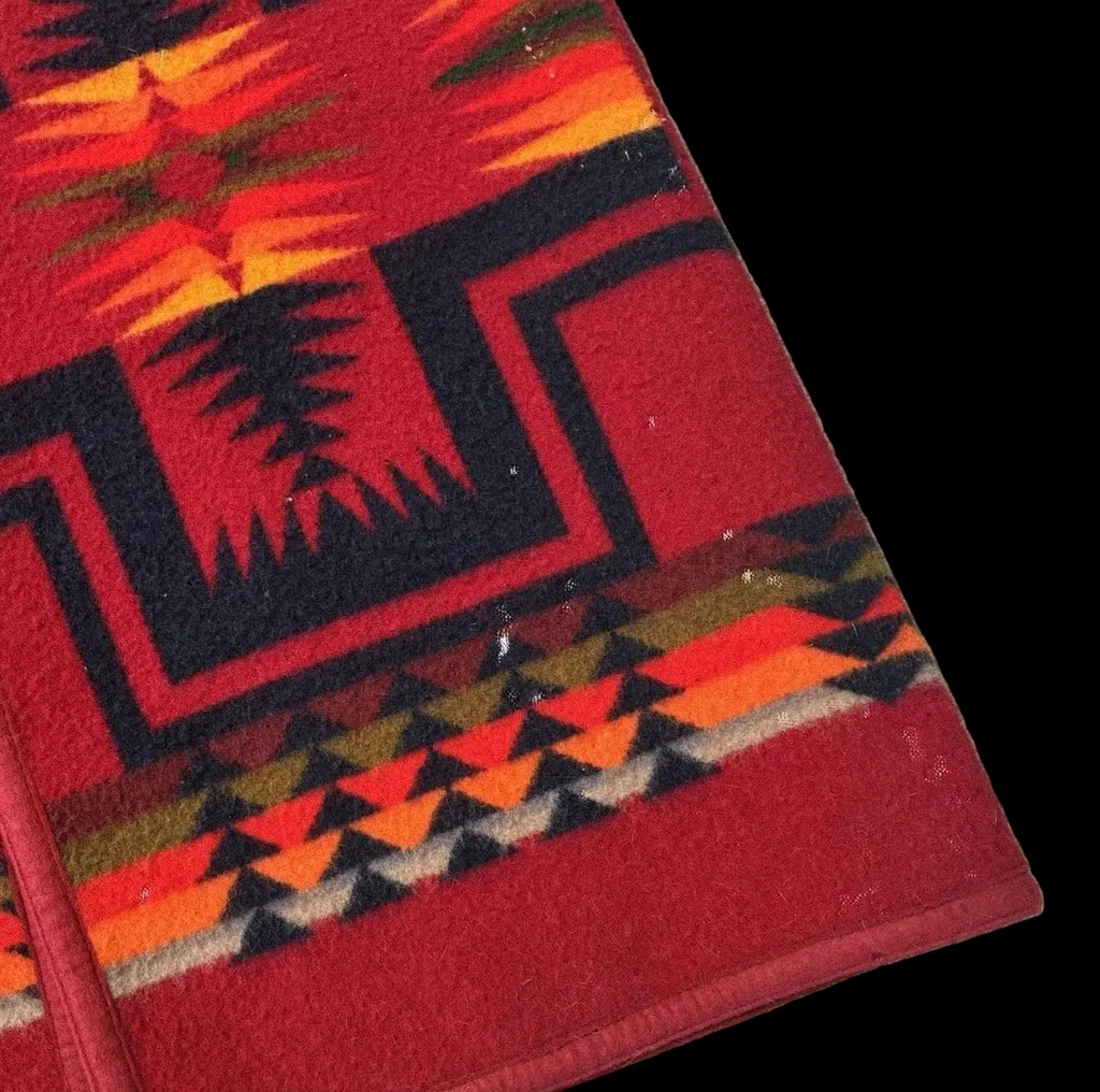 Vintage Blanket Coat Southwestern M
