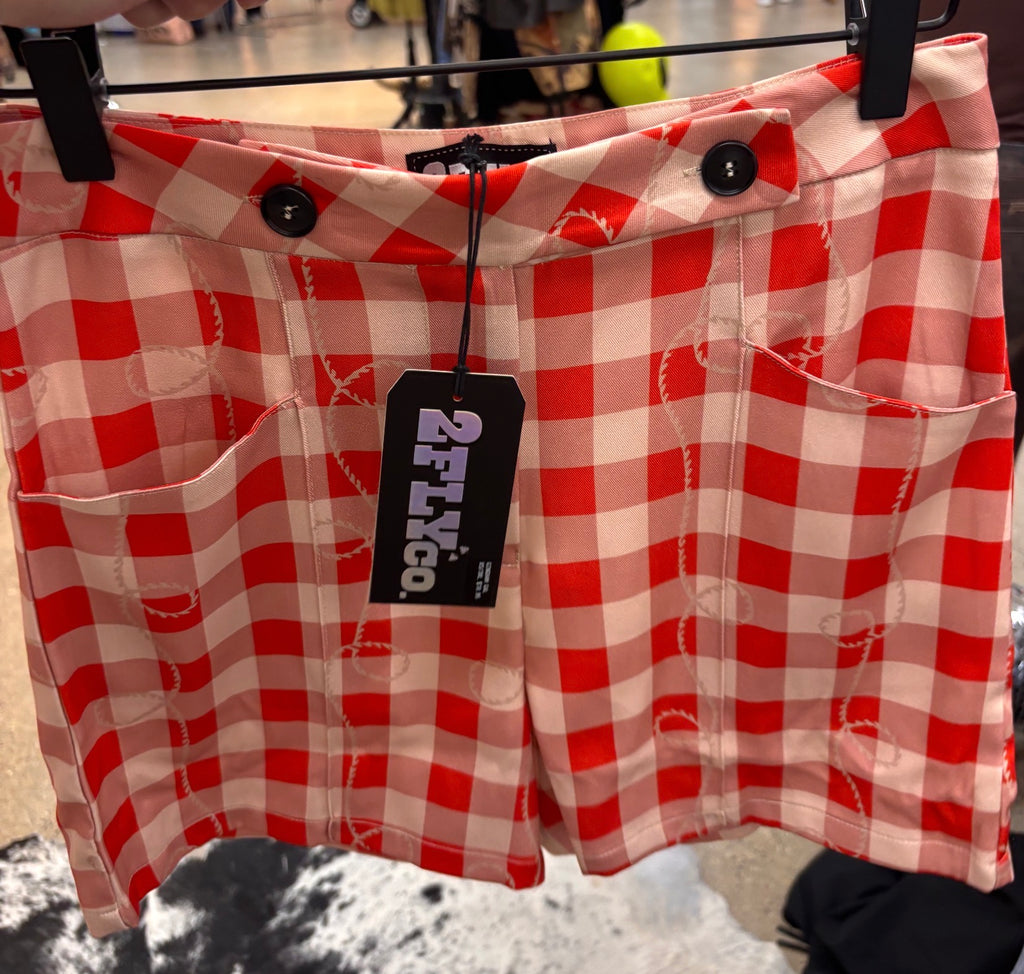 GINGHAM GAL SHORTS