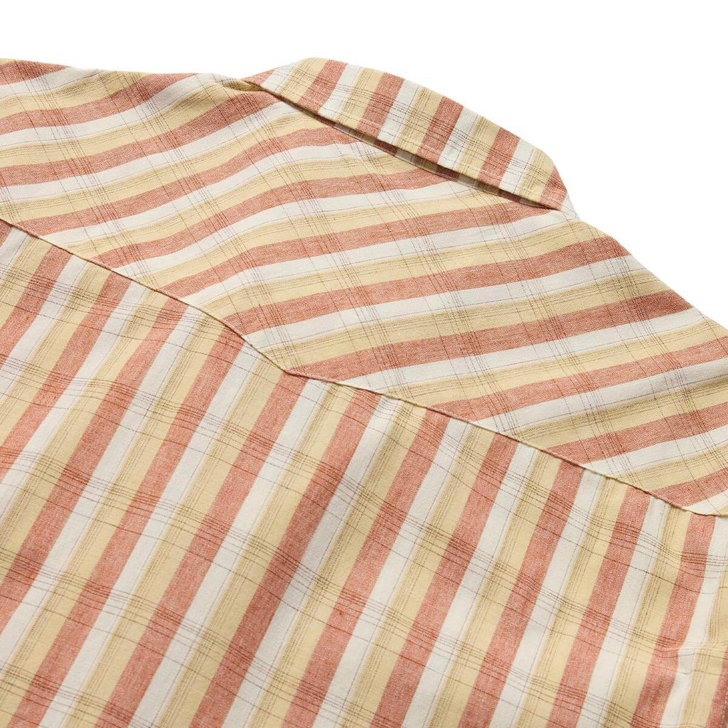 Sawtoof S/S White Wash Plaid Pearl Snap Shirt