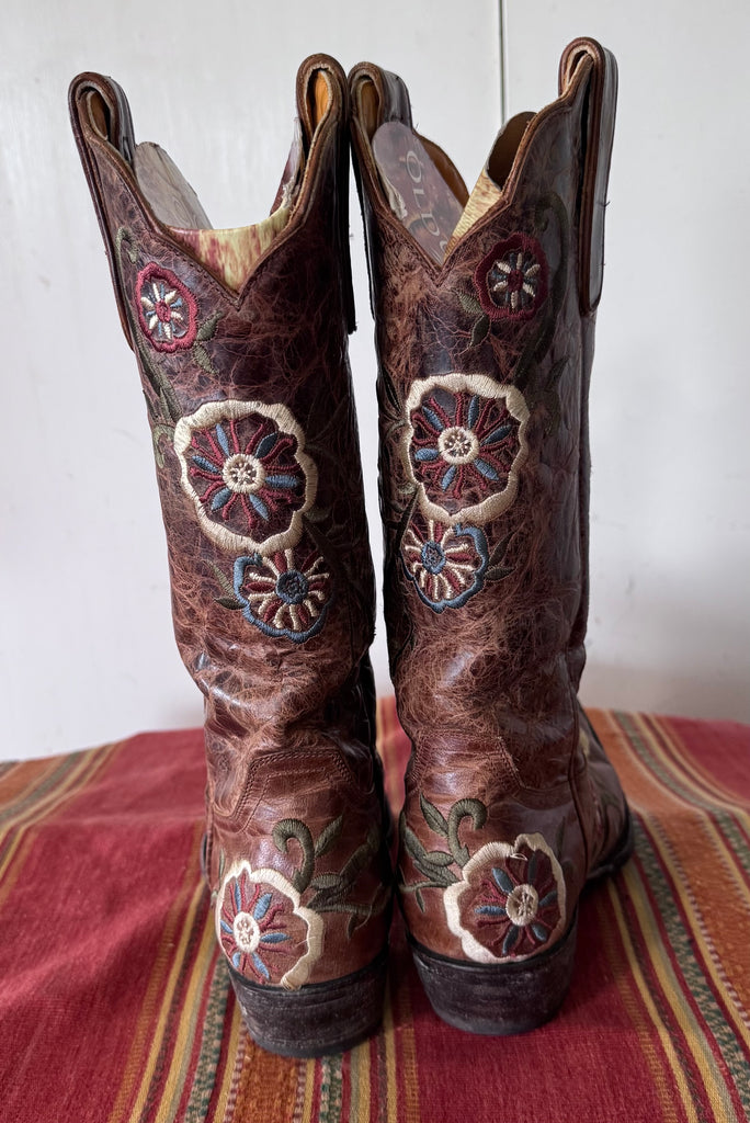 VINTAGE TYLER “USED FINISH” BOOTS 7.5