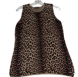 Leopard Magaschoni Cashmere S/L Top L
