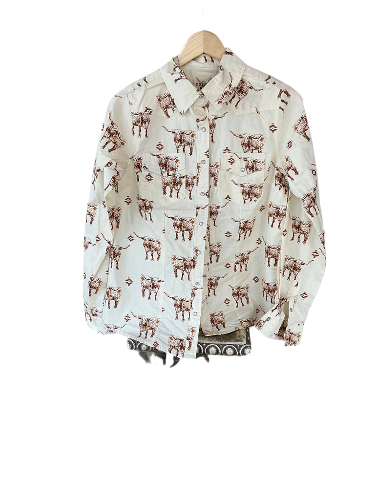 The Stockyards Longhorn Shirt