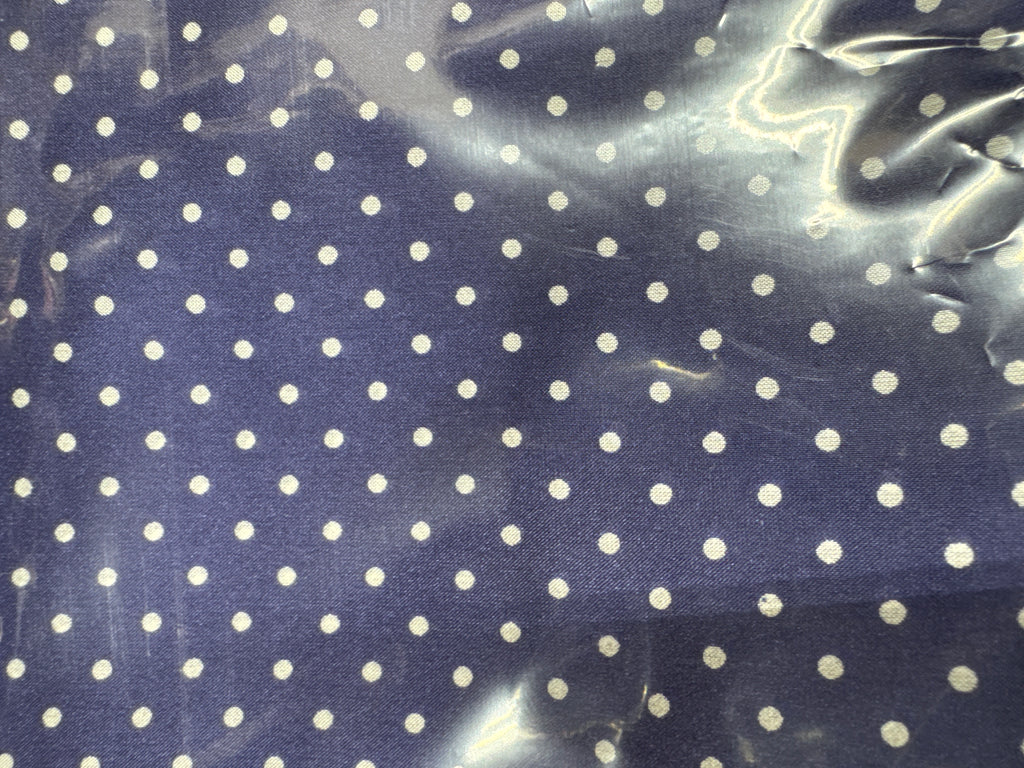 Cowboy Polka Dot Navy Silk Scarf Wild Rag