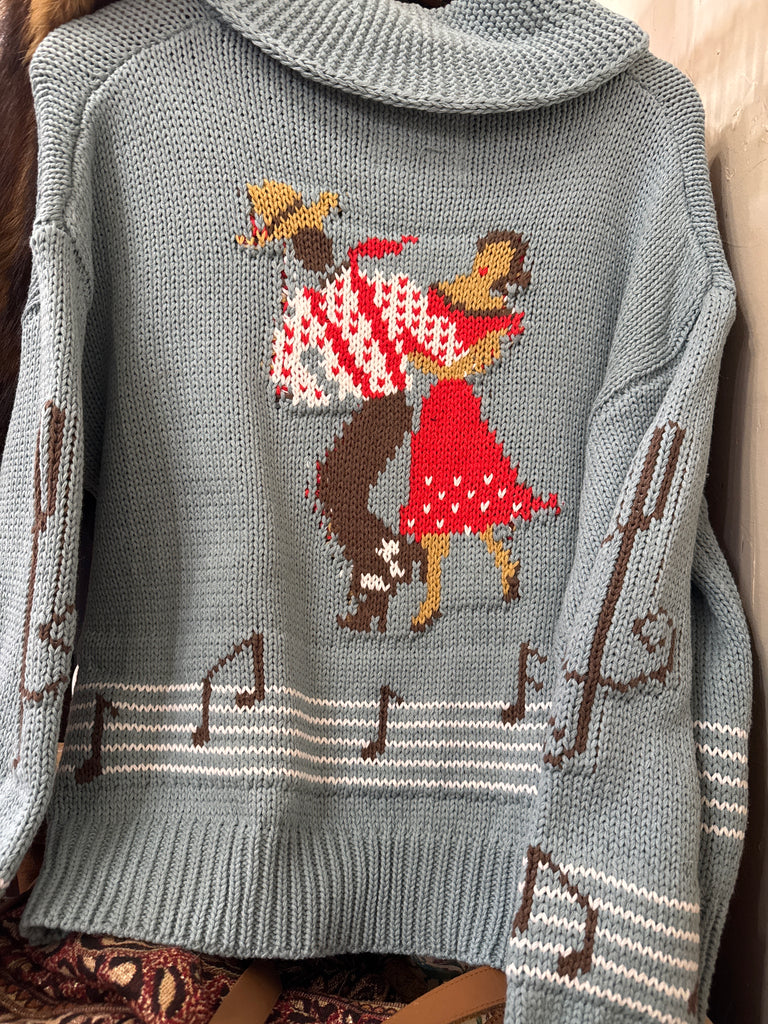 Seafoam Swing Your Partner Sweater